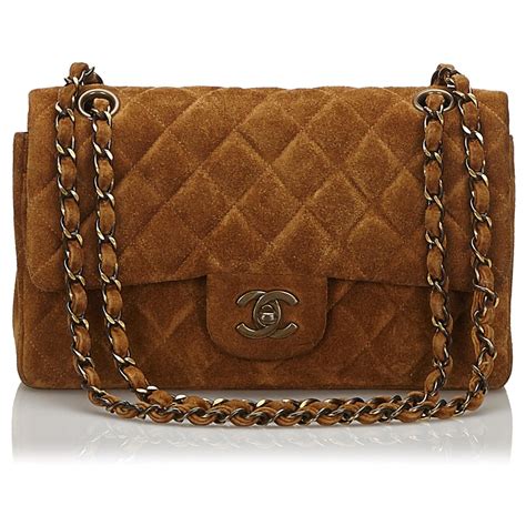 brown chanel purse|brown chanel handbag.